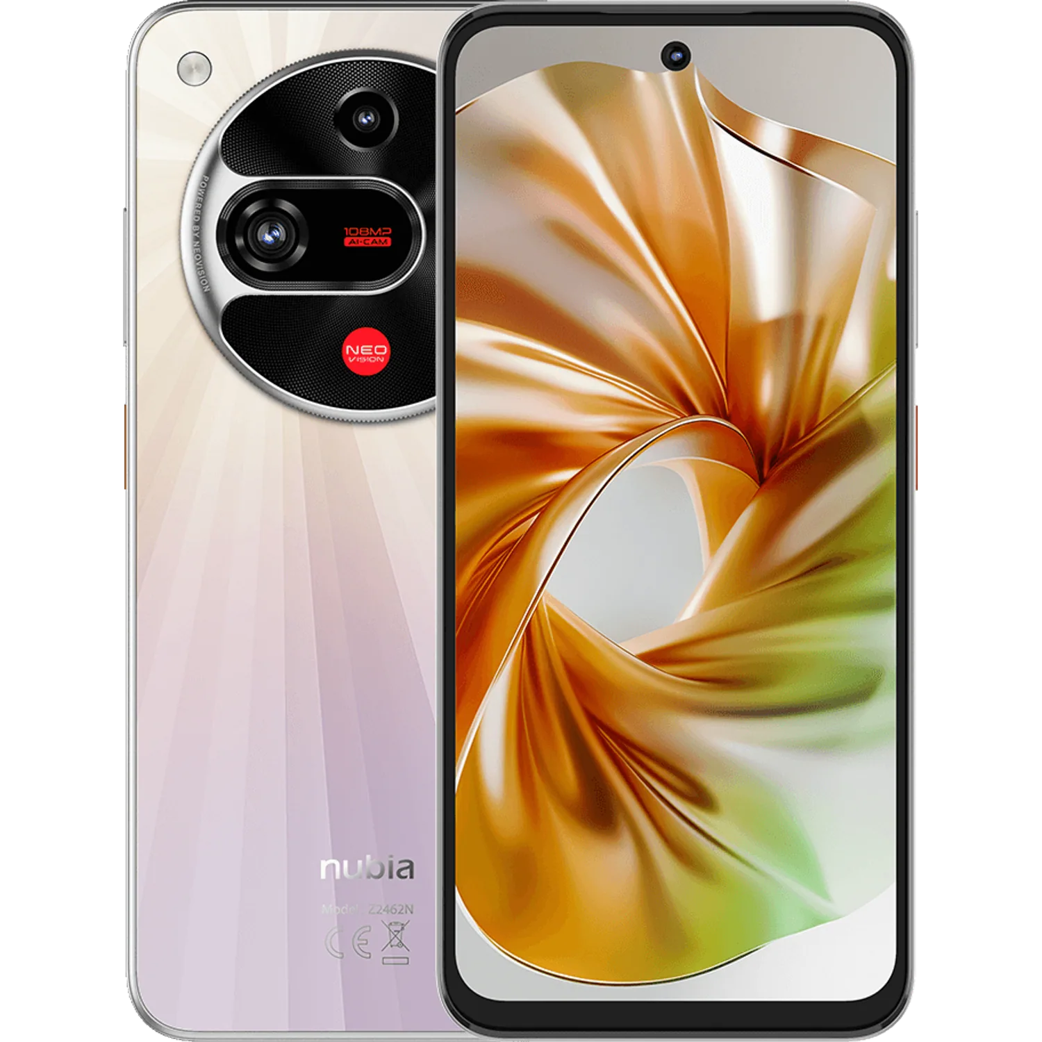 nubia Focus 2: frente e traseira