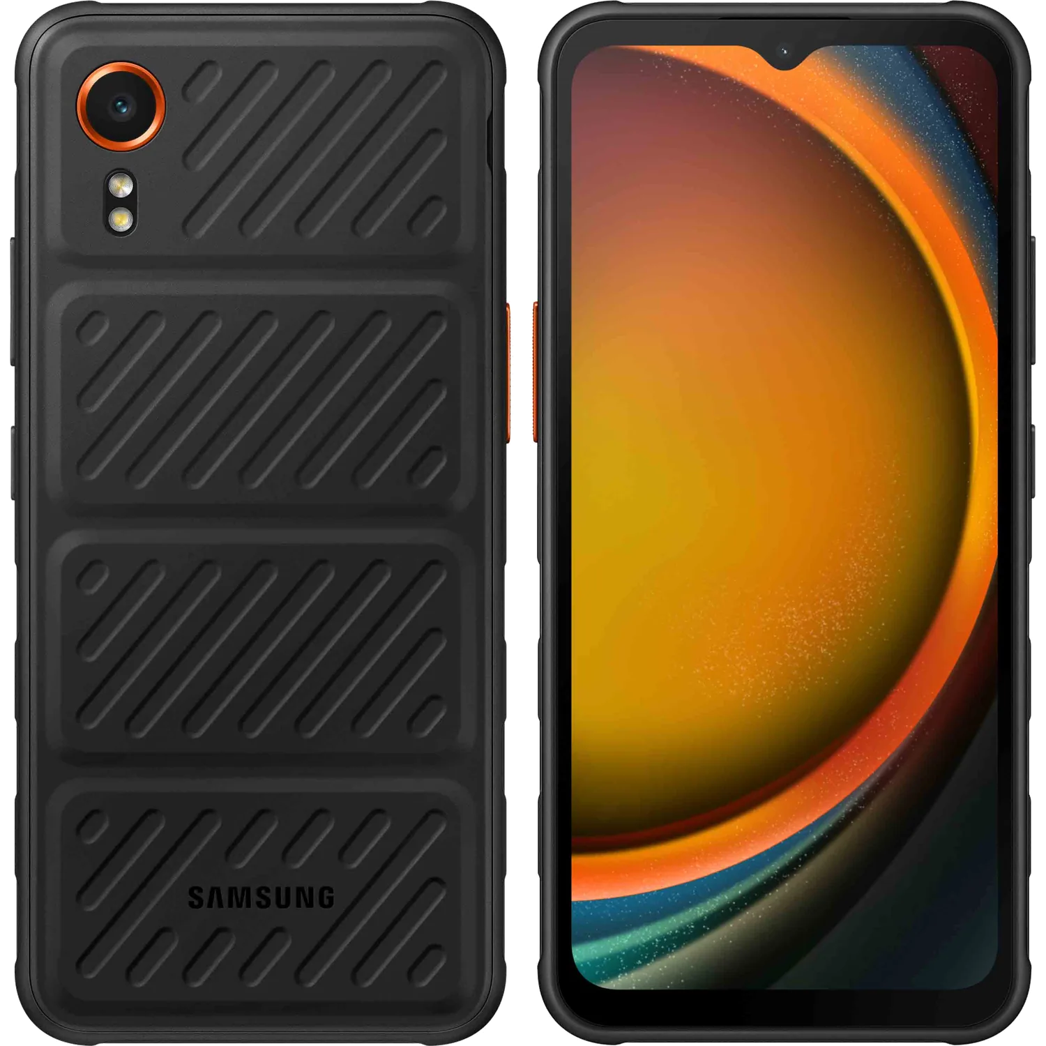 Samsung Galaxy XCover7: frente e traseira