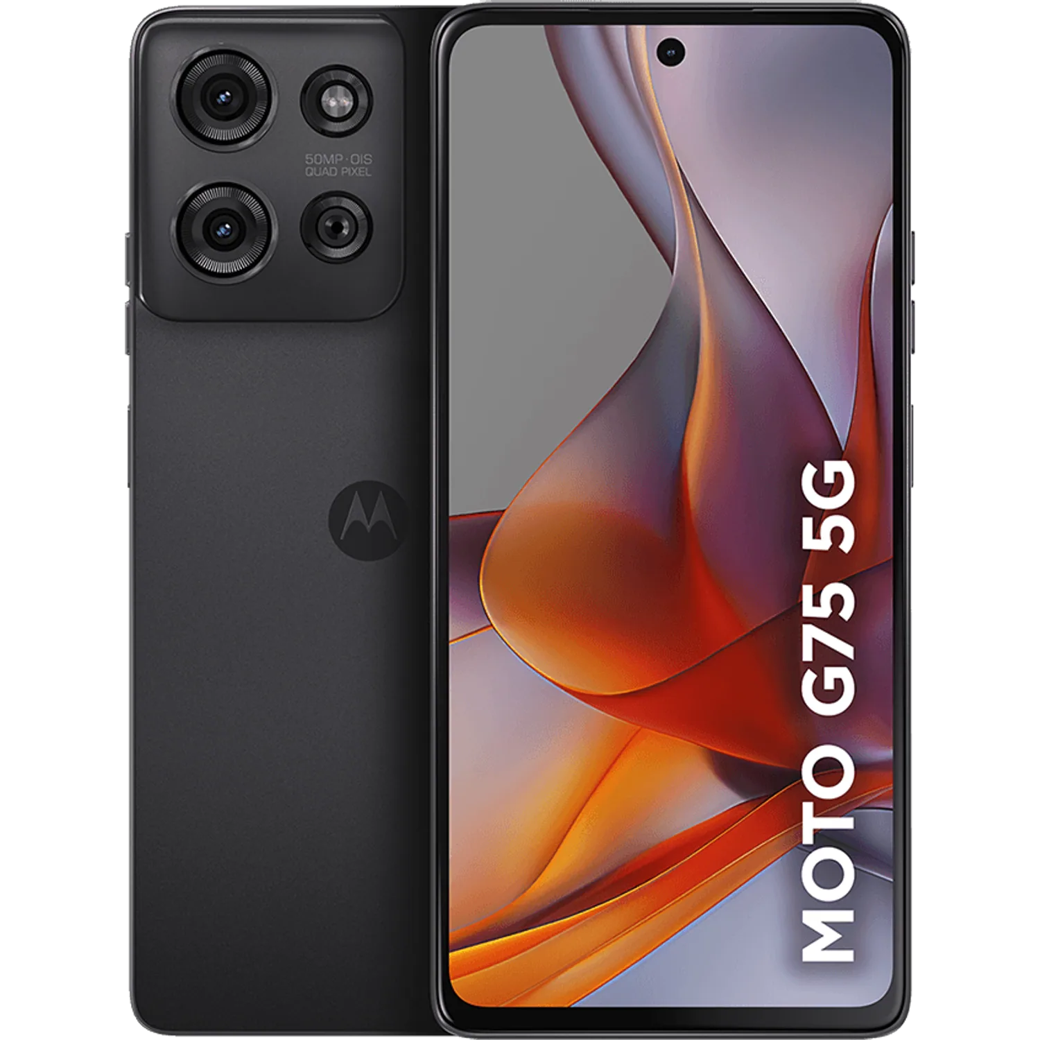 Motorola Moto G75: frente e traseira