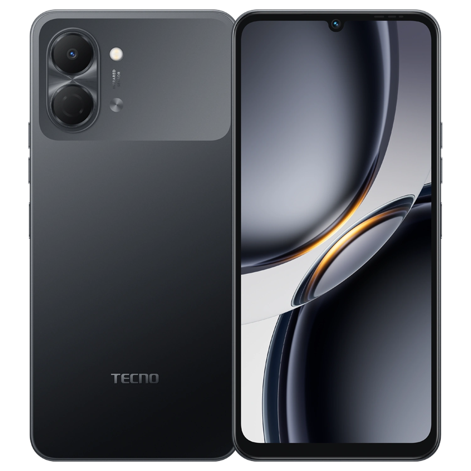 Tecno Spark Go 3 4G: frente e traseira