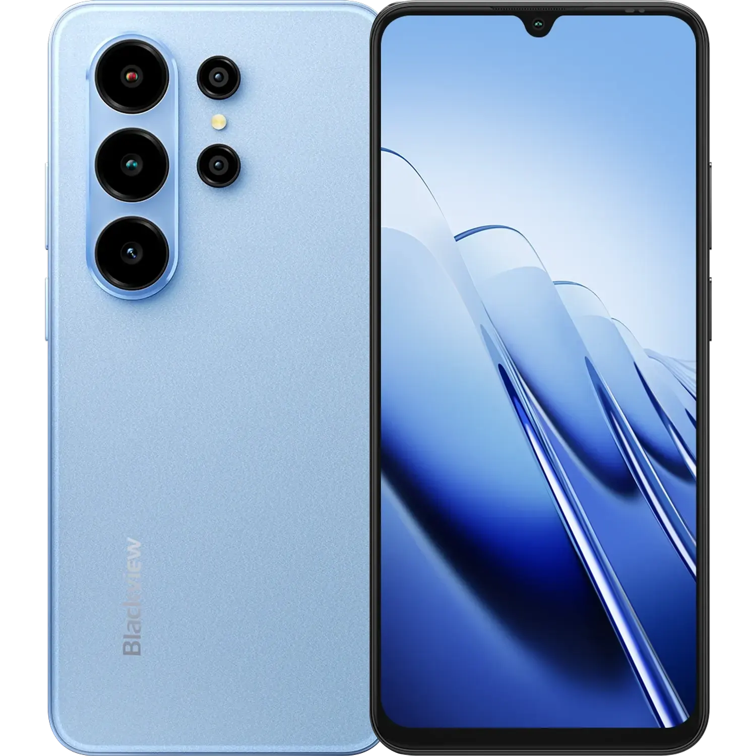 Blackview Wave10C スマートフォン 128GBストレージ ブルー Blackview Wave 10 256GB, Android 16 e Tela 120Hz | Rei do Celular