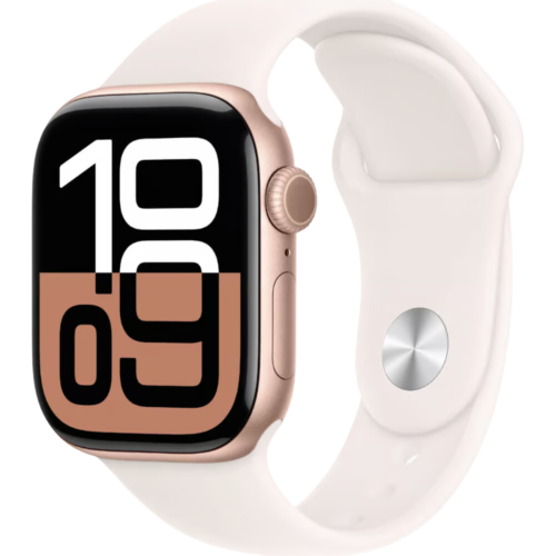 AppleWatch 10 Aluminio Ouro Rosa