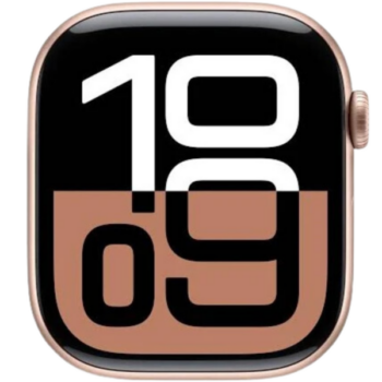 AppleWatch 10 Aluminio Ouro Rosa